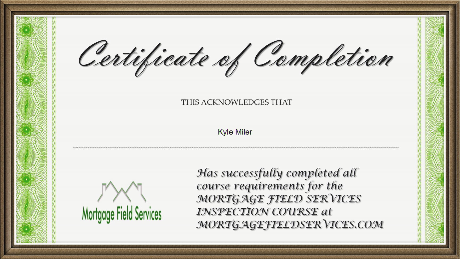 Miller Independent Inspection Services