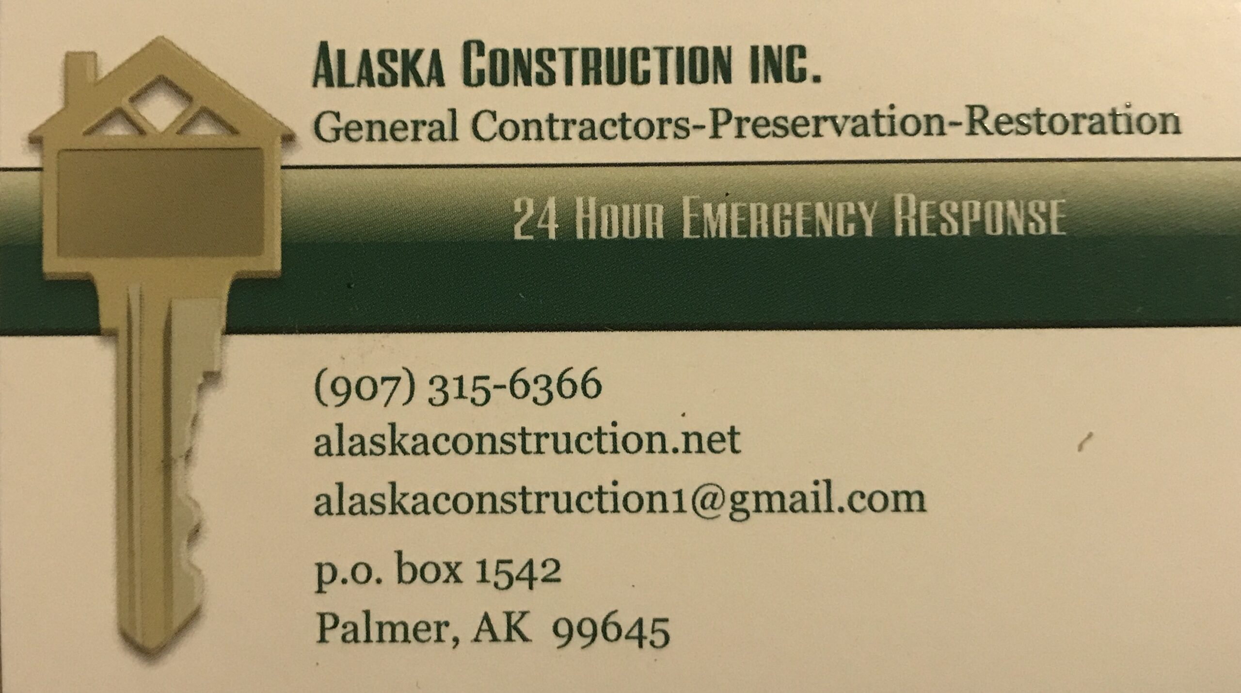Alaska construction inc