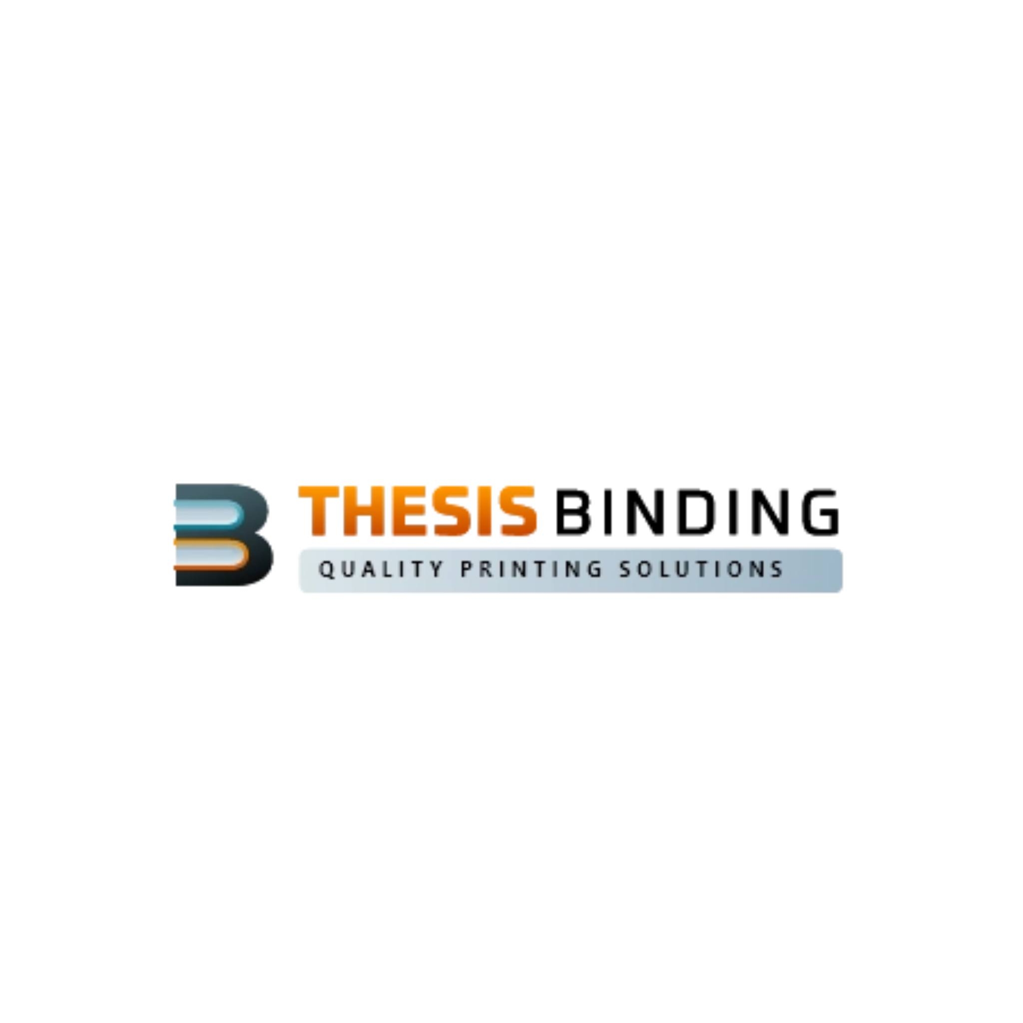 Thesis Binding CA Thesis Binding CA